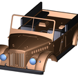 01.png STL file GAZ 69 body fit on Traxxas TRX-4 chassis・3D printer model to download