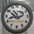 1.jpg PALERMO WALL CLOCK FOR 3D PRINTER MULTICOLOUR