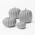 pumpkins.jpg 3D file Farm produce pack - 1/35 scale fruits, vegetables, crates and baskets・3D printing idea to download