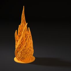 10000.jpg Файл 3D Fire flame・3D-печатный дизайн для загрузки