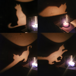 trendyol_kedi_mumluk_kapak.png Cat Silhouette Candle Holder Cat Shaded Candle Holder