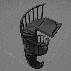 Spiral_Staircase_0.png Archivo STL Escalera de caracol del sector imperial・Plan imprimible en 3D para descargar, DarkwingEagle