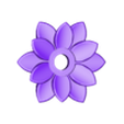 Ceiling Flower.stl FLOWER CEILING MEDALLION AND ROSETTE 3D PRINT MODEL