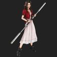 07.jpg Final Fantasy VII Remake Aerith Gainsborough Weapon and Accessories set, Video game, props, cosplay