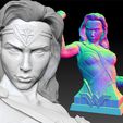 WonderWoman_0002_Cover.jpg Wonder Woman Gal Gadot 3d print bust