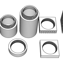 Container.png Containers with screw on lid