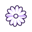 Flor- 20mm.stl Pack Cutter polymer clay / cookies flower shape
