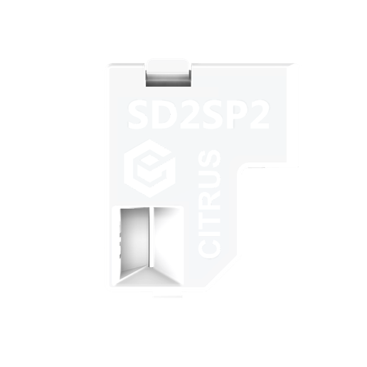 SD2SP2Lid_White.png STL-Datei SD2SP2 Micro SD Adapter For Gamecube (Link to kit in description) kostenlos herunterladen • Design für 3D-Drucker, nobble