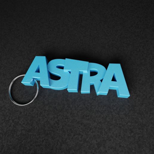 ASTRA - KEYCHAIN 3D model