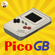 Pico-GB-Cults3D-1.png STL file Pico-GB GameBoy Emulator Handheld for Raspberry Pi Pico・3D printer model to download