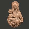 madonna2-3d-model-stl-2.jpg Virgen con el Niño