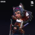 Nekomata-02.png Nekomata - Chuya Factory Chibi Collector Series Modelo de impresión 3D