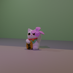 render2.png Cat with Hydrangea