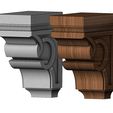 Corbel4-00.JPG Simple celtic corbel bracket 3D print model