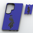 2.png 3D Printable Magnetic Phone Case With Peacock Design and Camera Protection