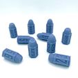 Bullet-Dice.jpg 3D file Bullet Dice and Pistol Cylinder Holder・3D printer model to download