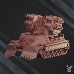 resize-artillery-tank-red-napoleon-rn-937.jpg 3D-Datei Artilleriepanzer "Roter Napoleon" RN-937・3D-druckbares Design zum Herunterladen