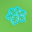 snow-flake-1.png Christmas Cookie Cutter STL Files: Santa, Reindeer, Snowman & More | Instant Download for 2023