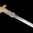 Preview02.png Atlantean Sword - Real Size - Conan The Barbarian 3D print model