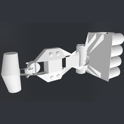 image copie.png Archivo STL gratis Guerra de las Estrellas de Corvette・Plan para descargar y imprimir en 3D