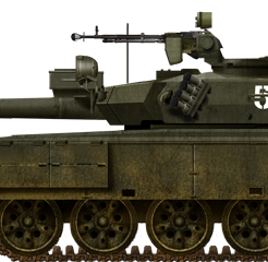Pokpung-ho.png Free STL file Pokpung-Ho T-72 tank in 1/72 scale・3D printer design to download