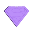 superman.stl Superman logo keychain.