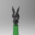 untitled.39.jpg Low poly rabbit bottle plug