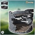 2.jpg Round Stone Ruin with Internal Staircase and Patterned Floor (36) - Medieval Fantasy Magic Feudal Old Archaic Saga 28mm 15mm