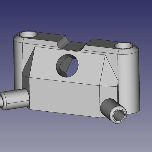 fpv apex clone steele 5 sma rx mount 3D model
