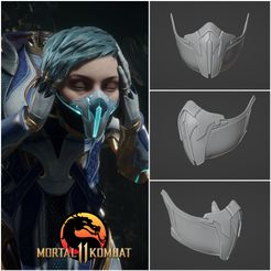 frozen-f.jpg 3D file Frost mask - Frozen Filter・3D printing idea to download