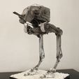 withsnow1.jpg Empire Strikes Back AT-ST 3D printable STUDIO SCALE 3D print model