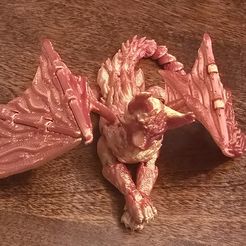 Dragon Cat - Articulated Print-in-Place