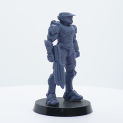side-2-assault.jpg Download STL file Halo Infinite Master Chief with Assault Rifle • 3D print design, CombatDaniel