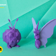 pokemon-low-poly051.png Archivo 3D Colección Pokemon Low Poly 151・Design para impresora 3D para descargar