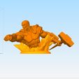 Steel-bust.jpg x2 Iron Man Vs Steel  Crossover Marvel DC Comics by CG Pyro + ARK