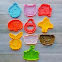 3946f1af-ccd6-4932-9a88-57ec25073e84.jpg STL file PLIM PLIM COOKIES CUTTERS KIT X10 - COOKIE CUTTERS・3D printable model to download