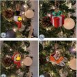 001-tile.jpg SET OF FOUR ORNAMENTS