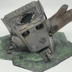 IMG_8023.jpeg STL file Crashed AT-ST・3D printer model to download