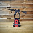 IMG_20250816_122540.jpg Battlefield 6 Themed Controller Stand – M4 Carbine Design | 3D Print Model (STL + Multicolor 3MF Files)