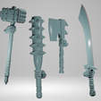 5-ogre-semi-modular-basic-close-combat.png Archivo 3D Mercenario Ogro - Kit Multiusos・Objeto imprimible en 3D para descargar