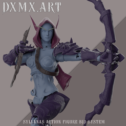 Artboard-1.png Fichier 3D SYLVANAS ACTION FIGURE BJD SYSTEM・Plan imprimable en 3D à télécharger