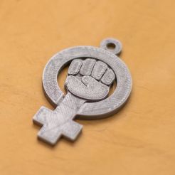 _DSC0061.jpg Feminist keychain