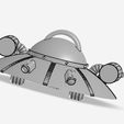 Keychain-Ship-RickandMorty,-Keychain,-3DPrintable,-SciFi,-Miniature,-Collectible,-Custom,-Cartoon,-F.jpg Rick & Morty Ship Keychain