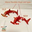 Hammerhead_new-v2_10.jpg Flexi Hammerhead Shark Set – Articulated Ocean Animal STL