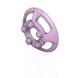 fem_jewel_18_low-91.png FAKE NIPPLE PIERCING Female male Non-Piercing Body Jewellery Bondage Weight Female Chastity Device Nipple Restraints Clamp femJ-18 version 3d print cnc