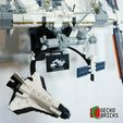 6.jpg Gecko bricks Wall Mount for Nasa ISS Space Station 21321