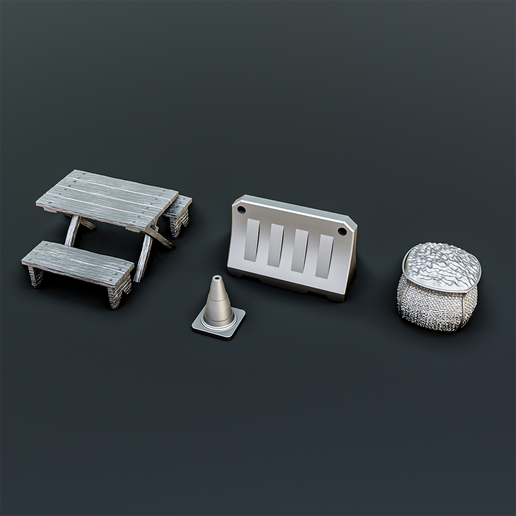15.png Railway Surroundings Diorama Pack (H0)