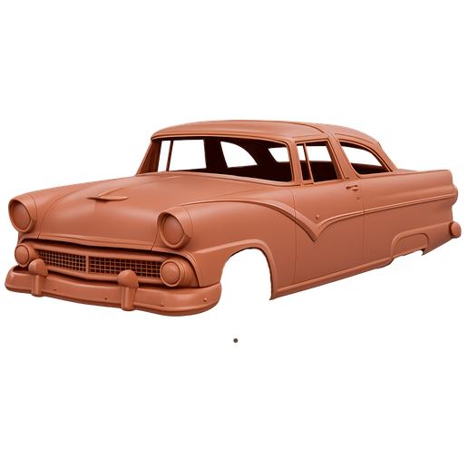 1955 Ford Crown Victoria, hollow clean shell body, rc cars, scale models,