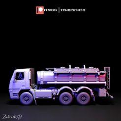 1.jpg Cistern Truck Tanker - 3D PRINTING