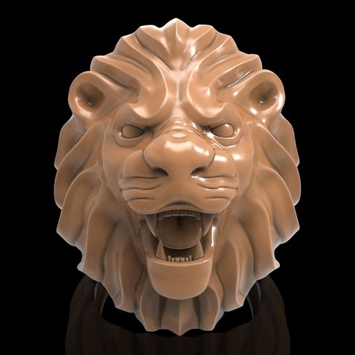 untitled.48.jpg Бесплатный STL файл Lion ring man ring jewelry・3D-печатная модель для загрузки, Cadagency